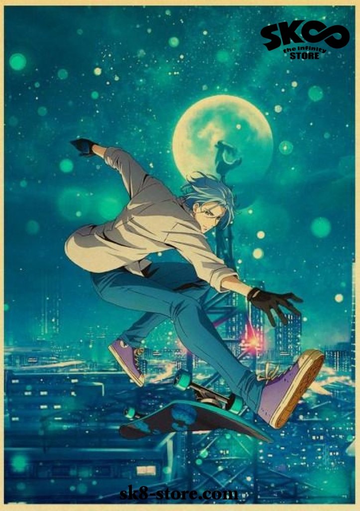 2021 Design Reki & Langa SK8 the Infinity Kraft Paper Poster - SK8 the  Infinity Store