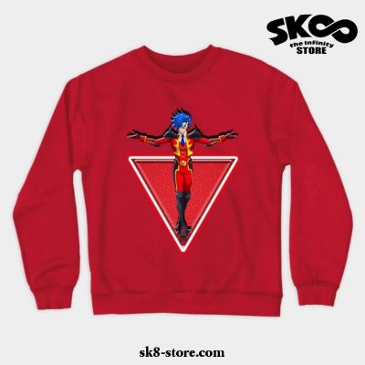 Adam Tri Crewneck Sweatshirt Red / S