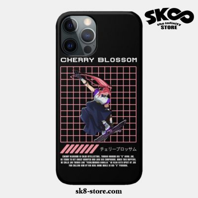 Cherry Blossom Line Rect Phone Case Iphone 7+/8+