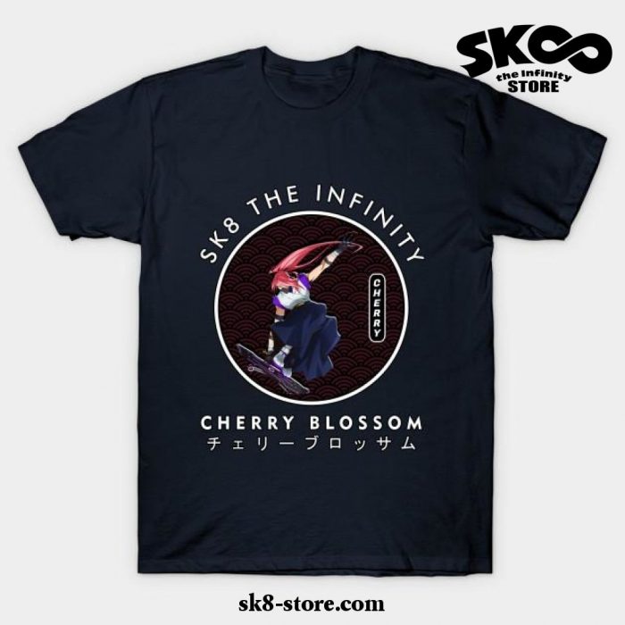 Cherry Blossom T-Shirt Navy Blue / S
