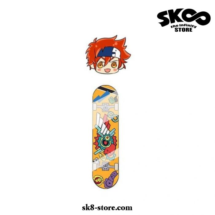 Cute Sk8 The Infinity Finger Skateboard Keychain Reki /