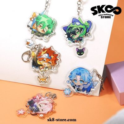 Hot Sk8 The Infinity Pendant Keychains High Quality