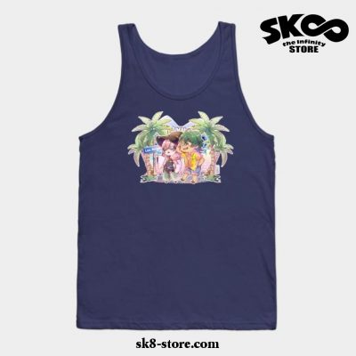 Matchablossom In L.a. Tank Top Navy Blue / S