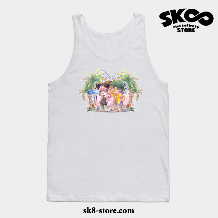 Matchablossom In L.a. Tank Top White / S