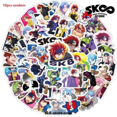 New Design 10/50/100Pcs Sk8 The Infinity Skateboard Stickers A-10Pcs-Random