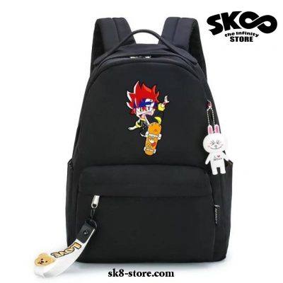New Reki Sk8 The Infinity Backpack Black