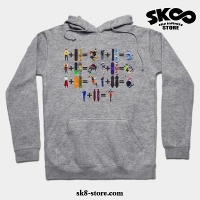 Sk8 The Infinity Characters Hoodie Gray / S