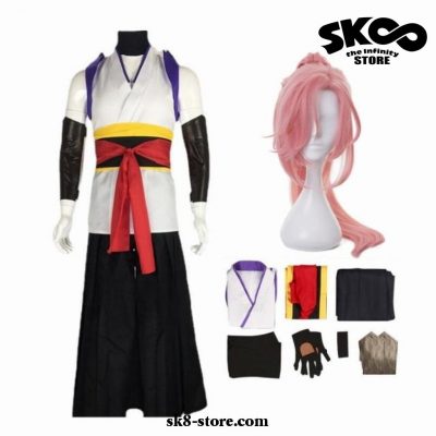 Sk8 The Infinity Cherry Blossom Cosplay Costume Samurai Clothes Kimono Full Set / Xxl