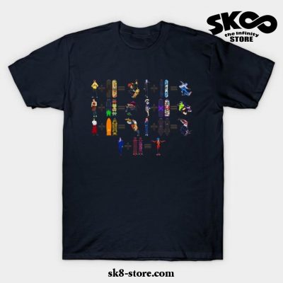 Sk8 The Infinity Cute T-Shirt Navy Blue / S