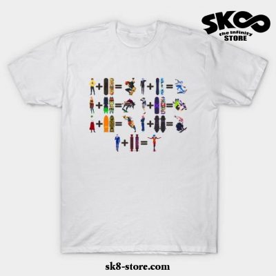 Sk8 The Infinity Cute T-Shirt White / S