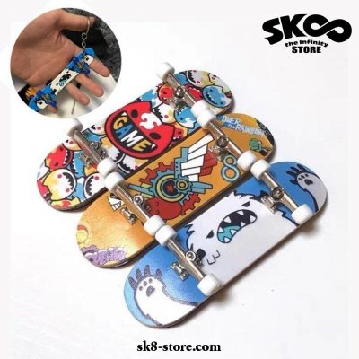 Sk8 The Infinity Finger Skateboard Keychain