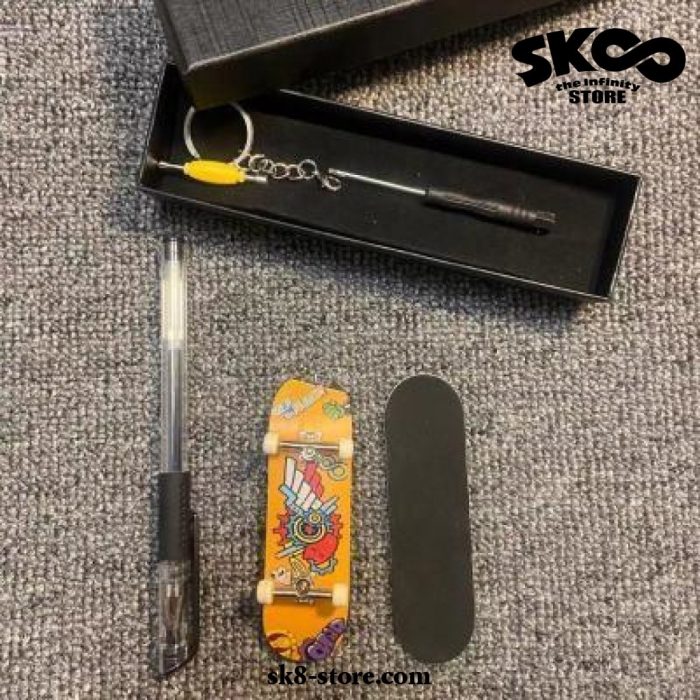 Sk8 The Infinity Finger Skateboard Keychain Style 3