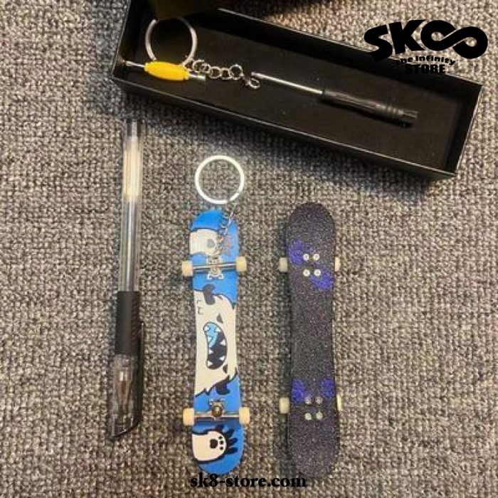 Sk8 The Infinity Finger Skateboard Keychain Style 4