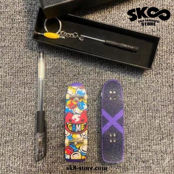 Sk8 The Infinity Finger Skateboard Keychain Style 5