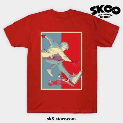 Sk8 The Infinity Hasegawa Langa T-Shirt Red / S