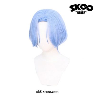 Sk8 The Infinity Langa Cosplay Wig Gradient Blue Short