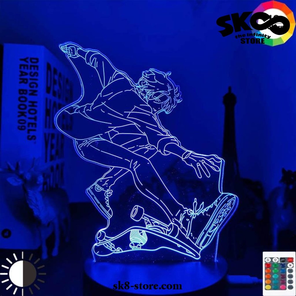 SK8 the Infinity Reki LANGA Acrylic Figure Stand Table Decors Model Toy  T-shirt