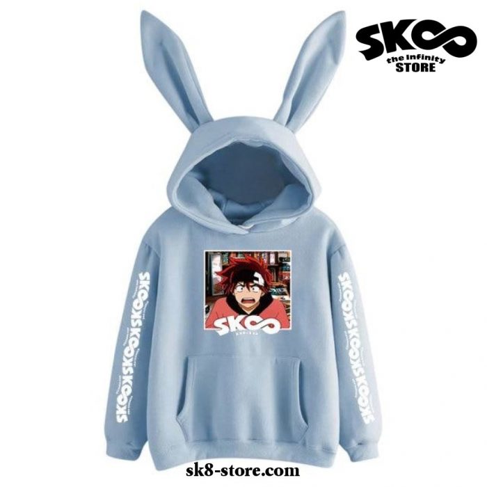 Sk8 The Infinity Rabbit Hoodie Blue / S