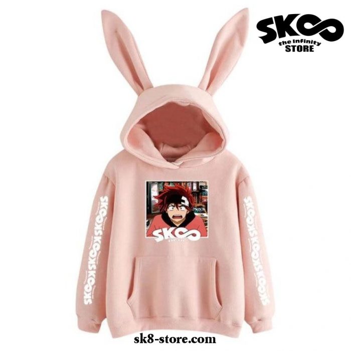 Sk8 The Infinity Rabbit Hoodie Pink / S