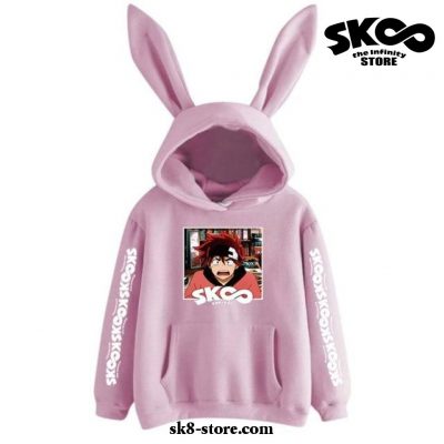 Sk8 The Infinity Rabbit Hoodie Purple Pink / S