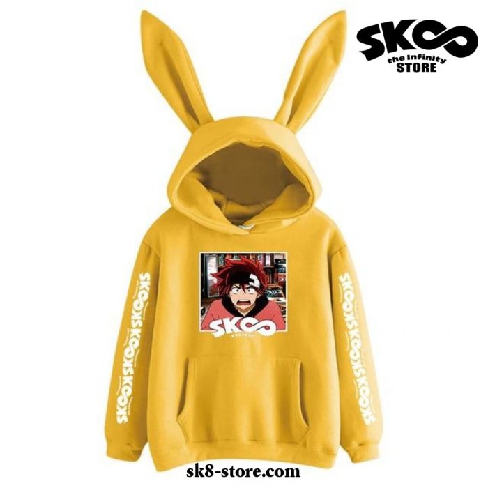Sk8 The Infinity Rabbit Hoodie Yellow / S