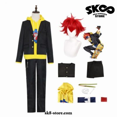 Sk8 The Infinity Reki Kyan Hooded Cosplay Costume Full Set