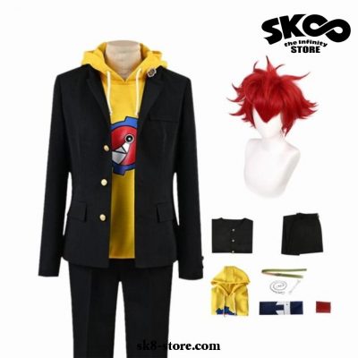 Sk8 The Infinity Reki Kyan Hooded Cosplay Costume Full Set / S
