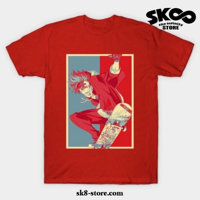 Sk8 The Infinity Reki Kyan Hope Style T-Shirt Red / S