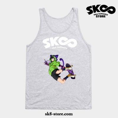 Sk8 The Infinity Skateboard Tank Top Gray / S