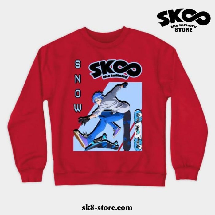 Snow Crewneck Sweatshirt Red / S