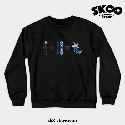 Snow Vertical Crewneck Sweatshirt Black / S