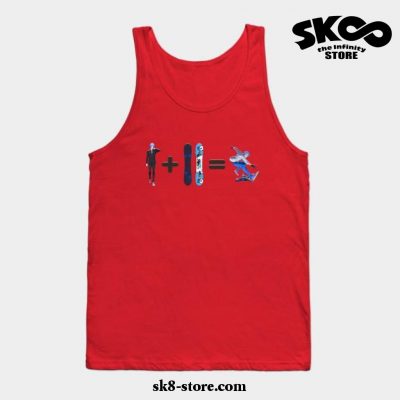Snow Vertical Tank Top Red / S