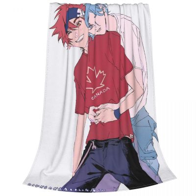 Anime SK8 The Infinity Fuzzy Blanket Kyan Reki Hasegawa Langa Yaoi Funny Throw Blankets for Sofa 5 - SK8 the Infinity Store